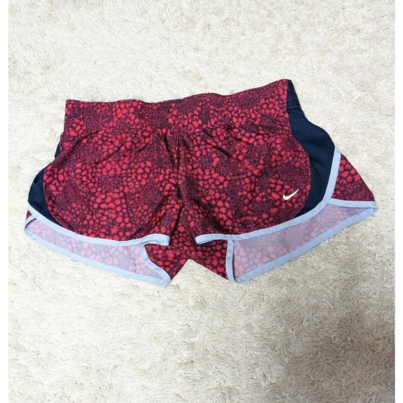 Nike Womens 3" Dash Dri-Fit Running Shorts Red Navy 576910 676 Size M Medium - Picture 3 of 9